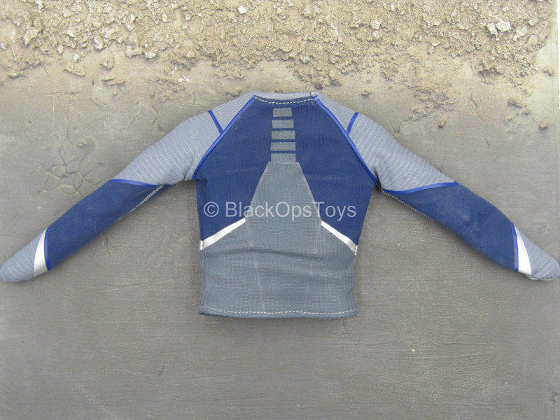 Load image into Gallery viewer, Avengers 2 - Quicksilver - Blue &amp; Grey Detailed Shirt
