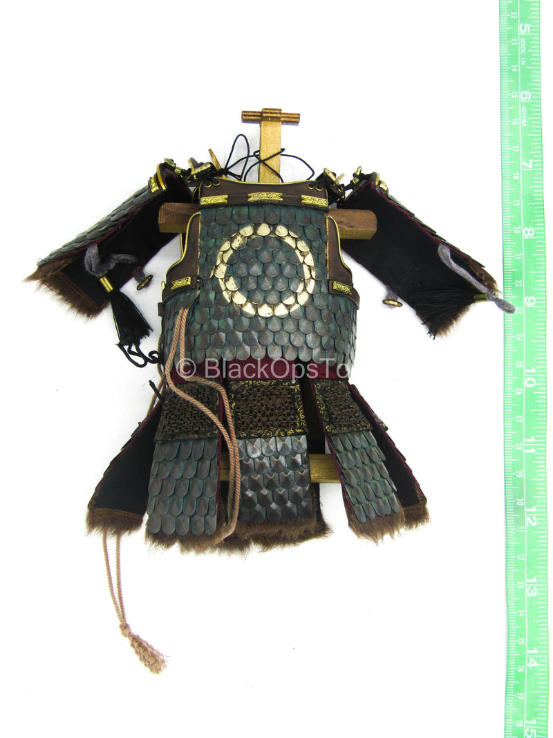 Load image into Gallery viewer, The Brave Samurai - Metal Armor Set w/Stand

