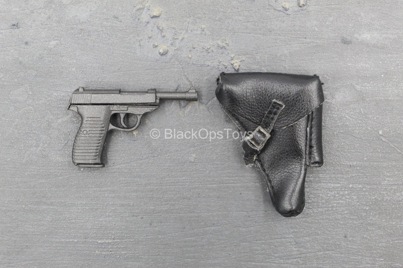 Load image into Gallery viewer, WWII - SS Obersturmführer - Walther P38 w/Leather Like Sheath
