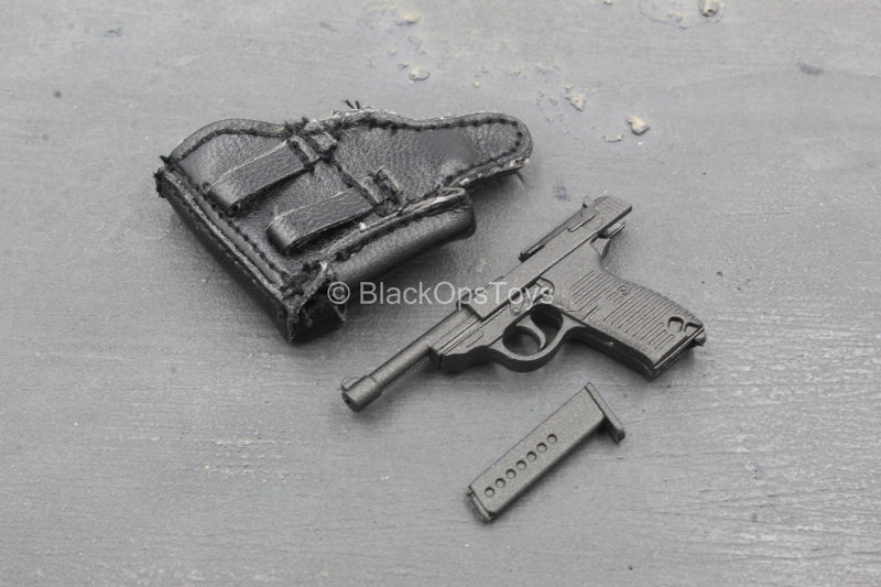 Load image into Gallery viewer, WWII - SS Obersturmführer - Walther P38 w/Leather Like Sheath
