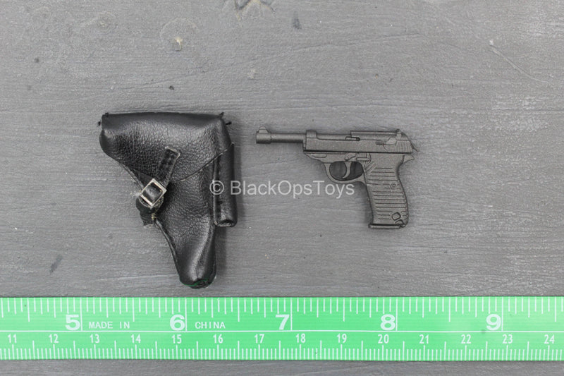 Load image into Gallery viewer, WWII - SS Obersturmführer - Walther P38 w/Leather Like Sheath
