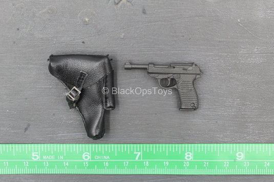WWII - SS Obersturmführer - Walther P38 w/Leather Like Sheath