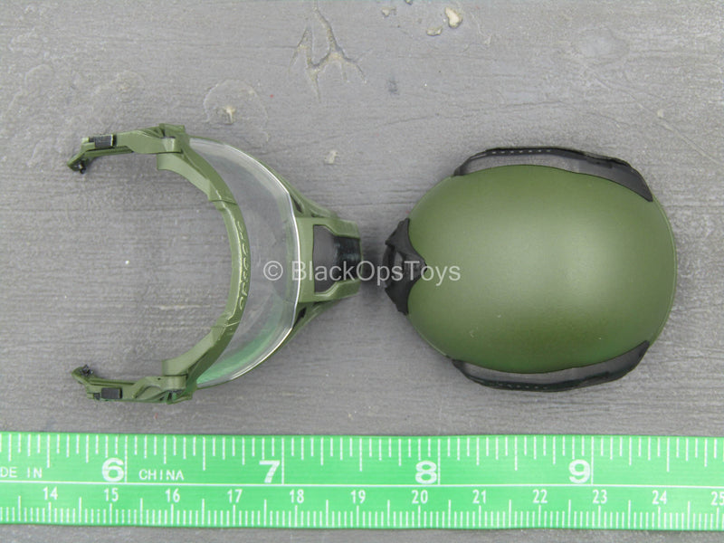 Load image into Gallery viewer, Enforcer Corps - Yuri - Base Set Helmet w/Face Guard
