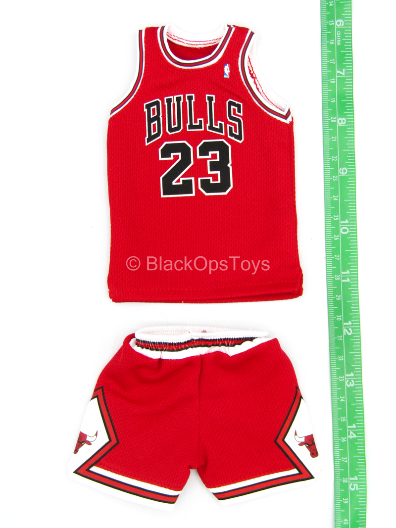 Load image into Gallery viewer, Michael Jordan - &quot;Chicago Bulls&quot; Red Jersey &amp; Shorts (Type 1)
