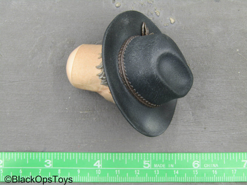 Load image into Gallery viewer, John Wayne - Male Head Sculpt w/Hat &amp; Eye Patch
