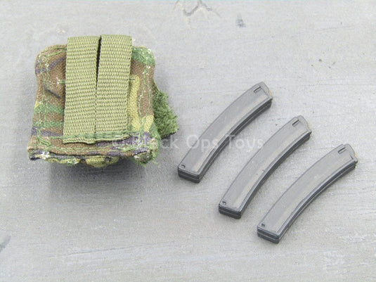 Navy Seal - Rudy Boesch - Triple SMG Mag Pouch w/Mags (x3)