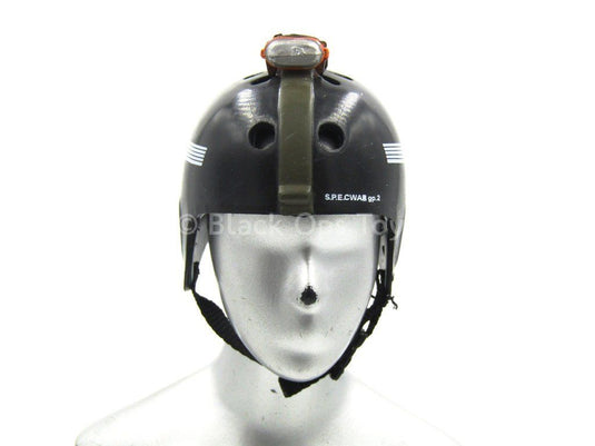 Navy Seal - Rudy Boesch - Black Helmet w/Strobe Light