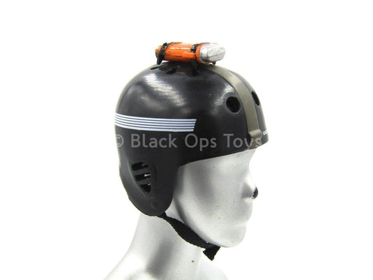 Navy Seal - Rudy Boesch - Black Helmet w/Strobe Light