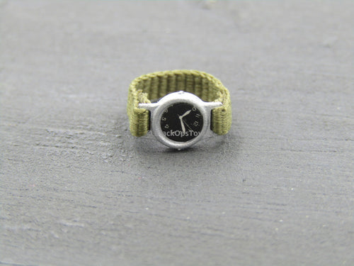 GEAR -  Wrist Watch w/OD Green Fabric Band (Vietnam Era)