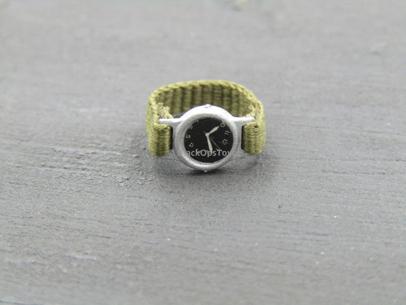 Load image into Gallery viewer, GEAR -  Wrist Watch w/OD Green Fabric Band (Vietnam Era)
