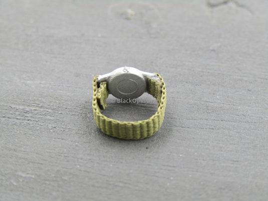 GEAR -  Wrist Watch w/OD Green Fabric Band (Vietnam Era)