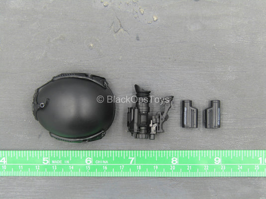 LAPD SWAT - Black Helmet w/NVG Set