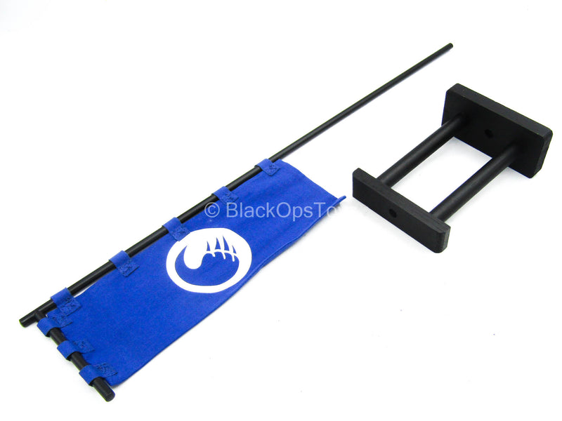 Load image into Gallery viewer, The Last Samurai - Flag w/Wooden Stand
