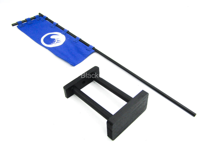 Load image into Gallery viewer, The Last Samurai - Flag w/Wooden Stand
