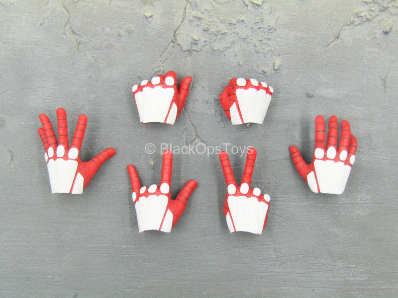 Load image into Gallery viewer, Spiderman - Advanced Suit - Red &amp; White Gloved Hand Set (Type 1)
