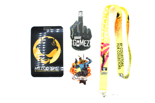 1/1 - Gomez The Roach - Yellow Lanyard w/Stickers & Card