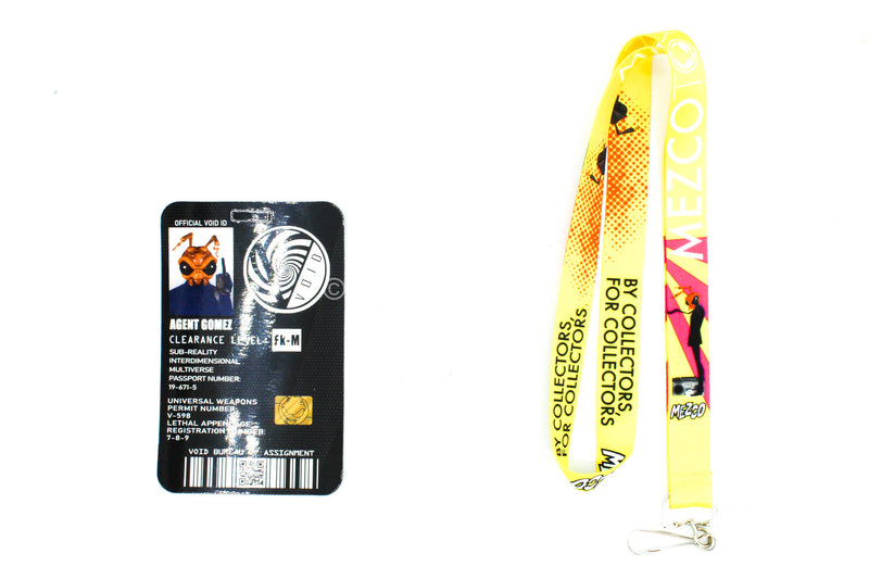 Load image into Gallery viewer, 1/1 - Gomez The Roach - Yellow Lanyard w/Stickers &amp; Card
