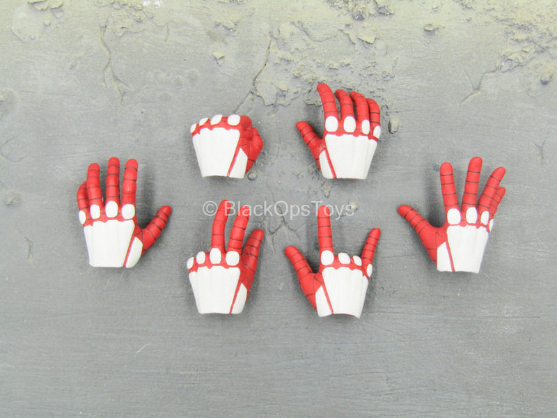 Load image into Gallery viewer, Spiderman - Advanced Suit - Red &amp; White Gloved Hand Set (Type 2)
