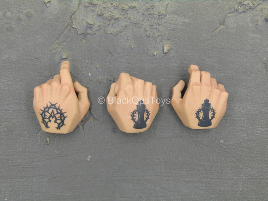 Gangsters Kingdom - Spade David - Tattoo Male Hand Set
