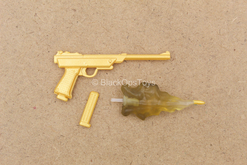 Load image into Gallery viewer, 1/12 - Gomez The Roach - Gold Like Pistol w/Bullet FX
