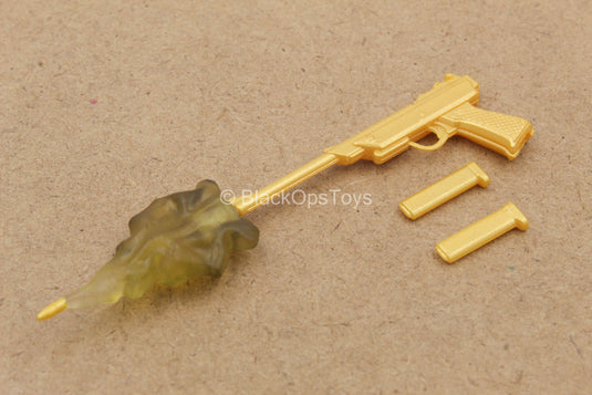 1/12 - Gomez The Roach - Gold Like Pistol w/Bullet FX