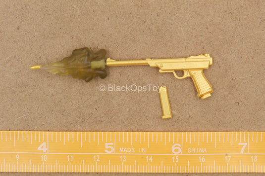 1/12 - Gomez The Roach - Gold Like Pistol w/Bullet FX