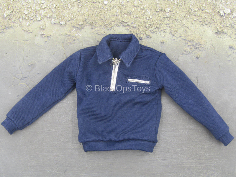 Load image into Gallery viewer, WWII - German U Boat Stabsober - Blue Sweater
