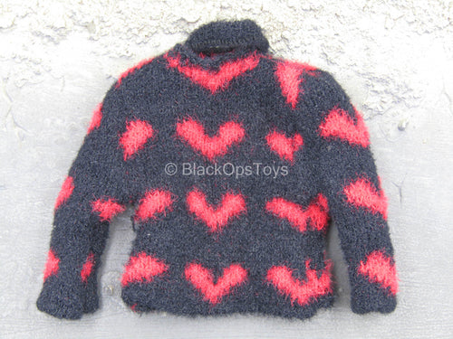 Senior Sister Girl - Red & Black Sweater
