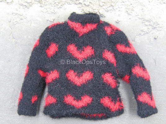 Senior Sister Girl - Red & Black Sweater