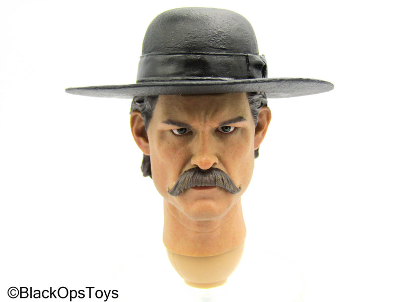 Load image into Gallery viewer, Deputy Town Marshall - Male Head Sculpt w/Mustache &amp; Hat
