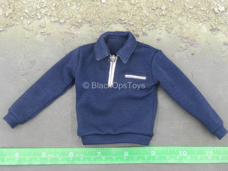 Load image into Gallery viewer, WWII - German U Boat Stabsober - Blue Sweater
