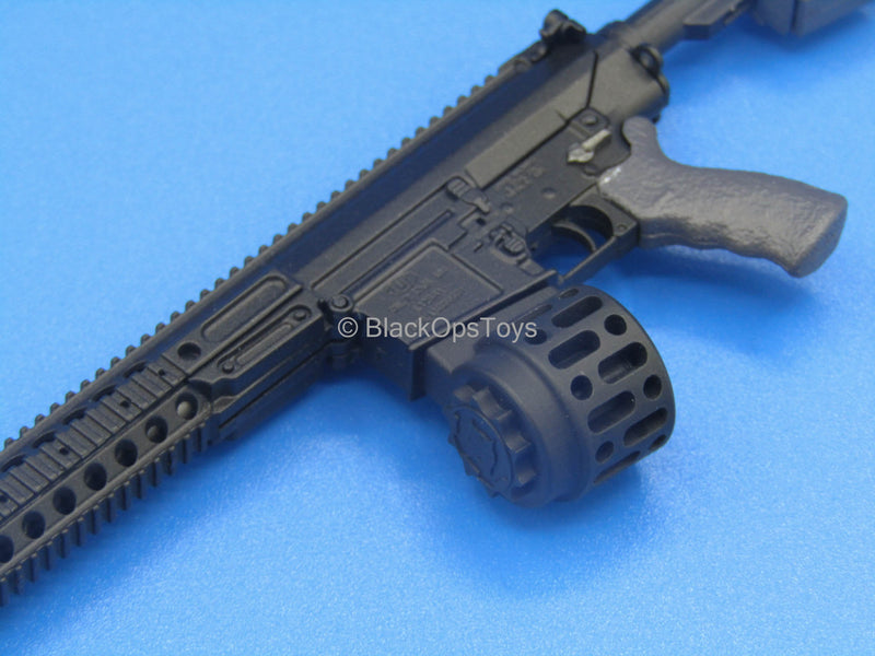 Load image into Gallery viewer, 1/6 - Custom - Black 7.62 Drum Magazine #1
