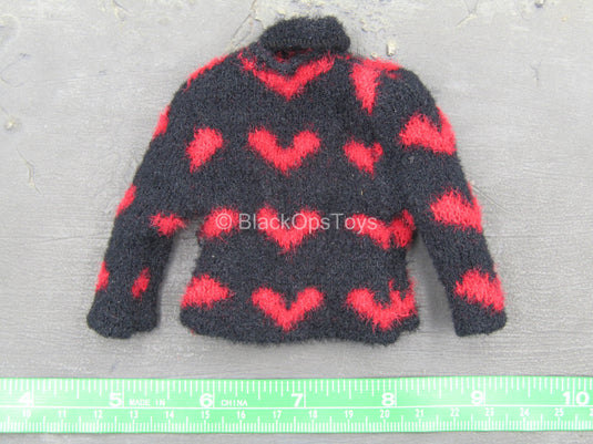 Senior Sister Girl - Red & Black Sweater