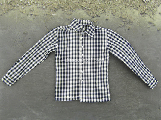 WWII - German U Boat Stabsober - Black & White Checkered Shirt