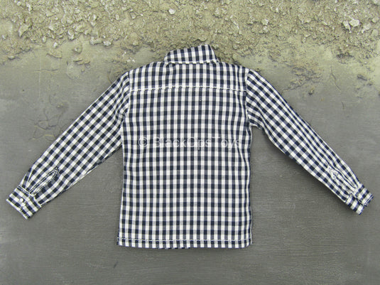 WWII - German U Boat Stabsober - Black & White Checkered Shirt