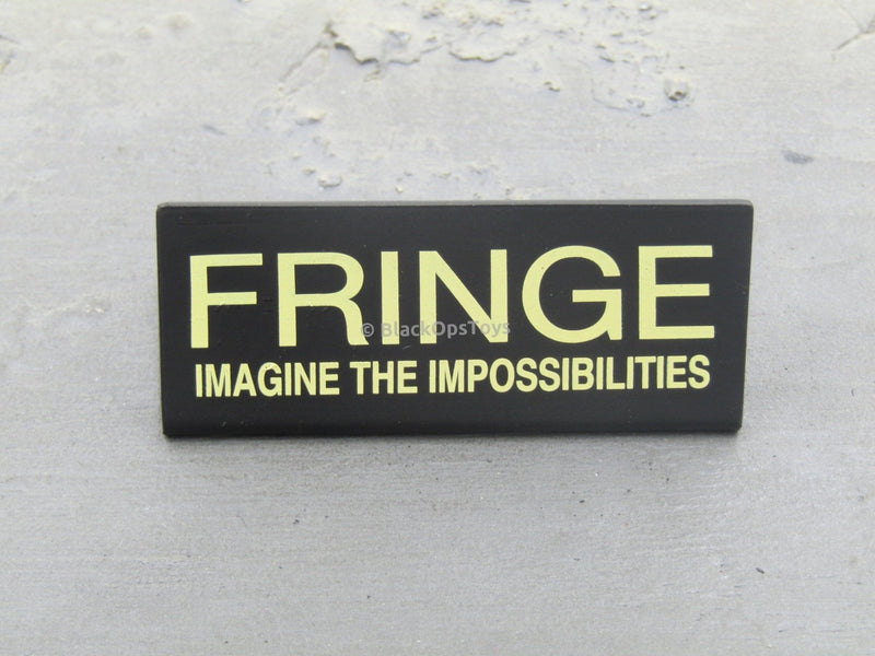Load image into Gallery viewer, FRINGE - &quot;Fringe&quot; Name Plate w/Magnetic Attachment
