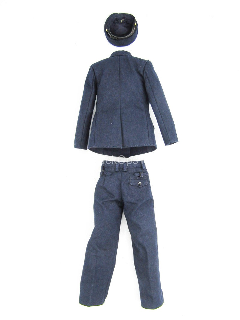 Load image into Gallery viewer, WWII - German U Boat Stabsober - Blue Military Uniform Set w/Cap
