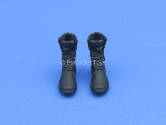 1/12 - Custom - Female Black Slender Boots (Peg Type)
