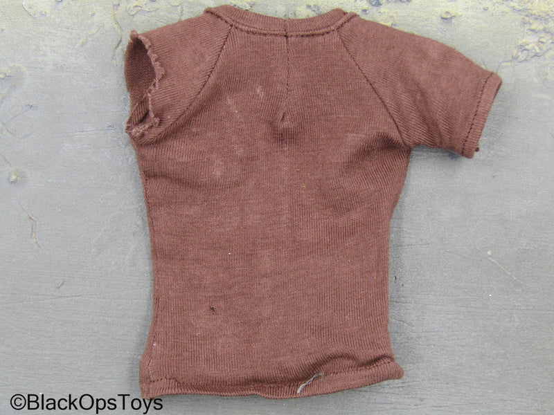 Load image into Gallery viewer, Deadpool 2 Cable - Weathered Brown Shirt w/Ripped Sleeve
