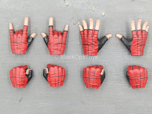 Far From Home - Spiderman - Red & Black Fingerless Gloved Hand Set