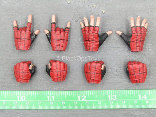 Far From Home - Spiderman - Red & Black Fingerless Gloved Hand Set