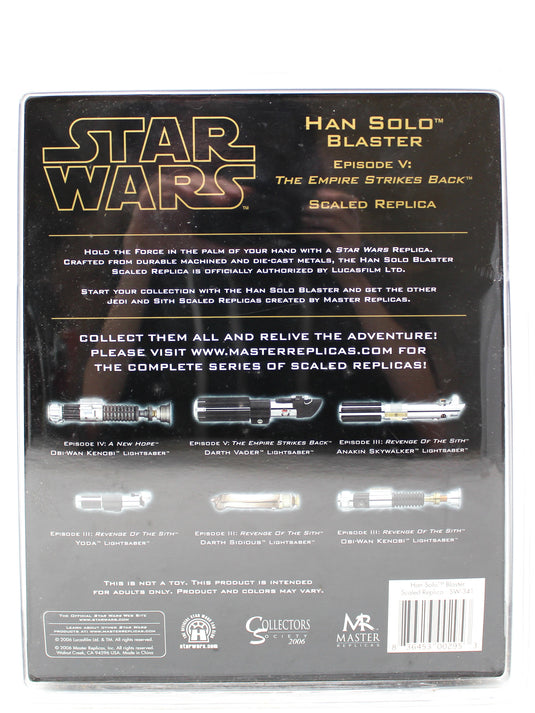 .33 scale - STAR WARS - Han Solo Blaster Pistol - MINT IN BOX