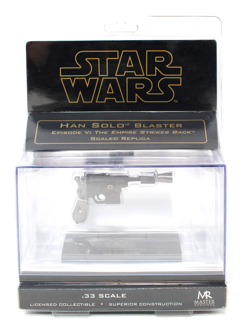 Load image into Gallery viewer, .33 scale - STAR WARS - Han Solo Blaster Pistol - MINT IN BOX
