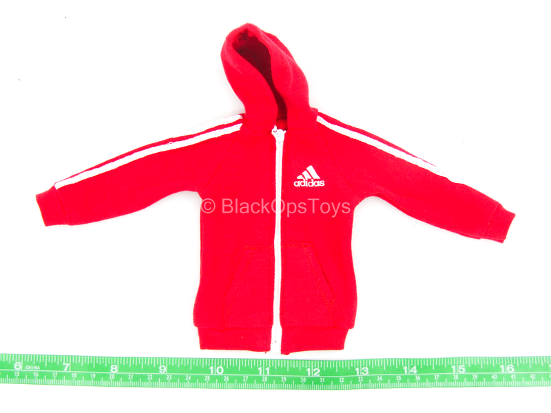 Load image into Gallery viewer, Red Hooded Jacket w/Force 10 Pants w/Converse Shoes &amp; Mask
