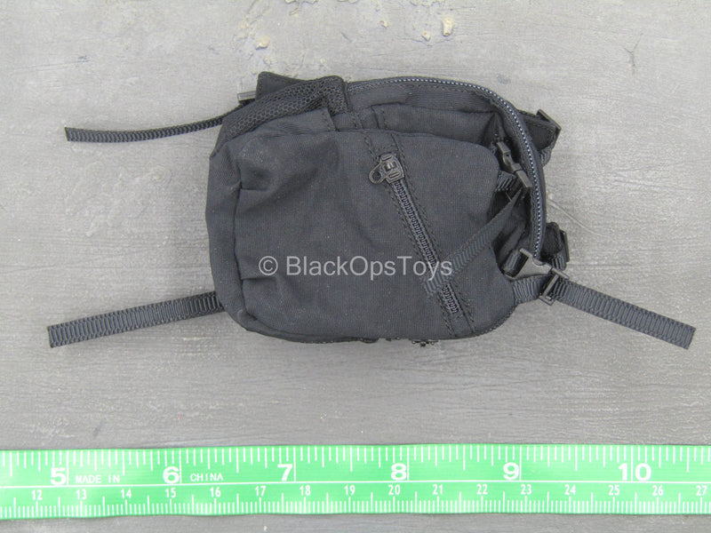 Load image into Gallery viewer, Grey Man Ver. B - Black Backpack
