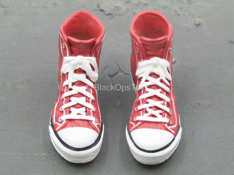 Load image into Gallery viewer, Red Hooded Jacket w/Force 10 Pants w/Converse Shoes &amp; Mask
