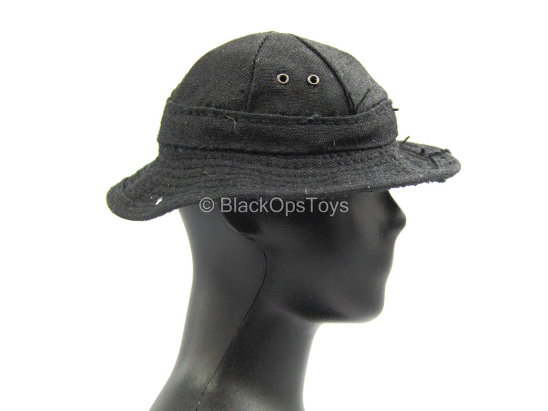 Load image into Gallery viewer, Vietnam - Viet Cong Female Soldier - Black Boonie Hat
