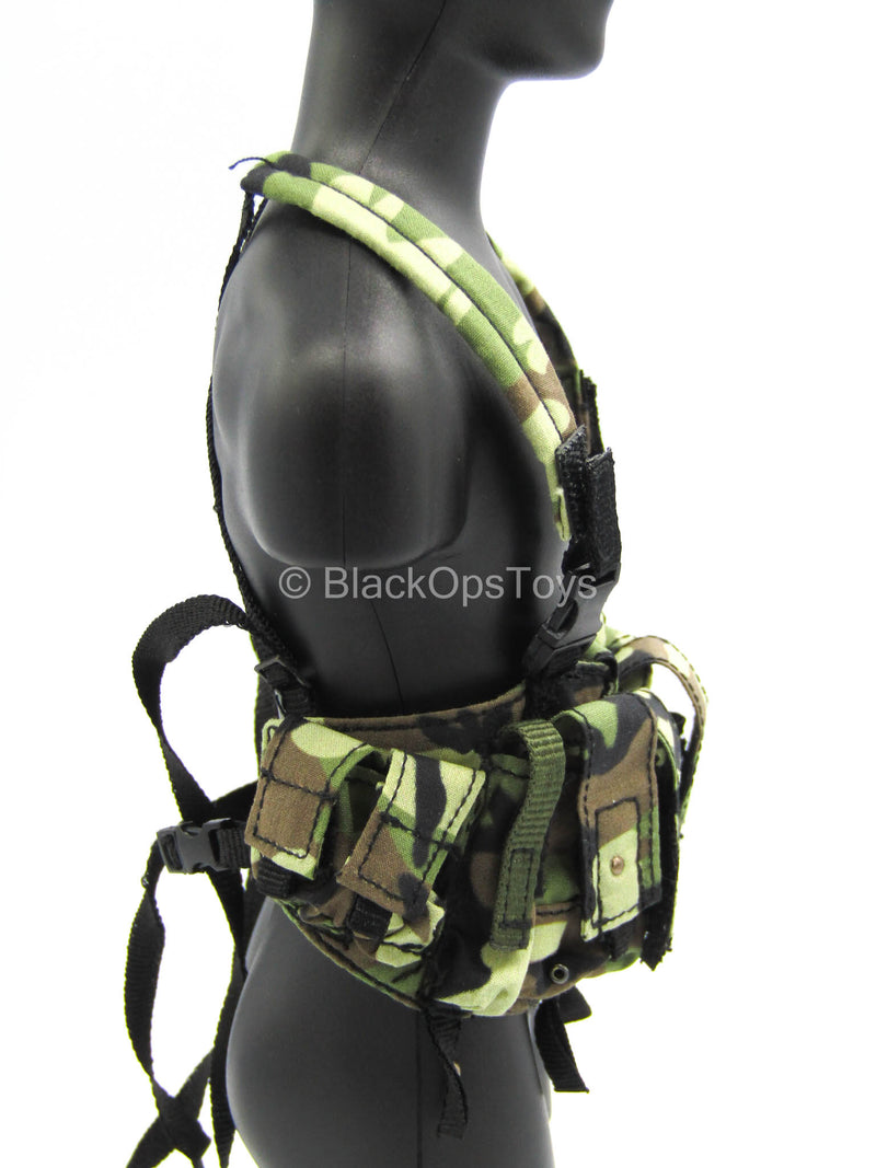 Load image into Gallery viewer, Russian Moscow TsSN FSB - Woodland Chest Rig
