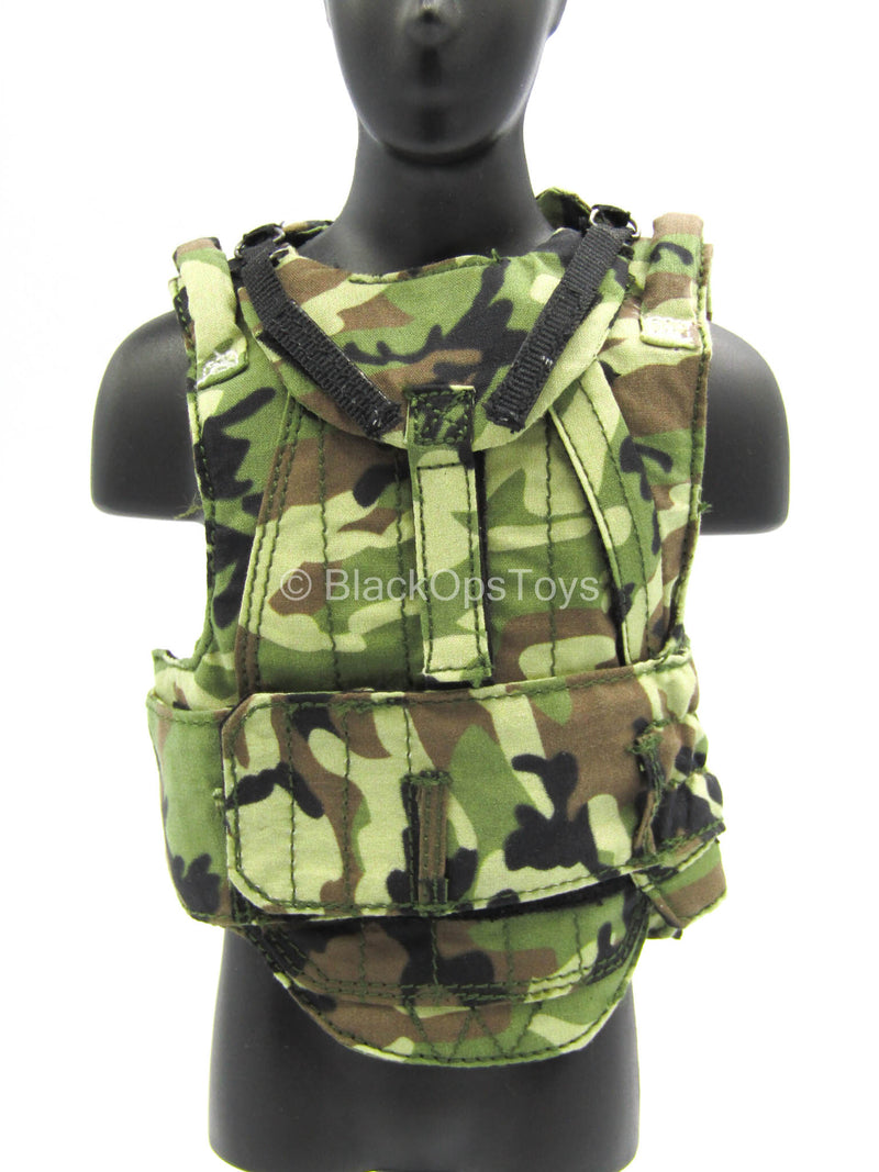 Load image into Gallery viewer, Russian Moscow TsSN FSB - Woodland Plate Carrier Vest
