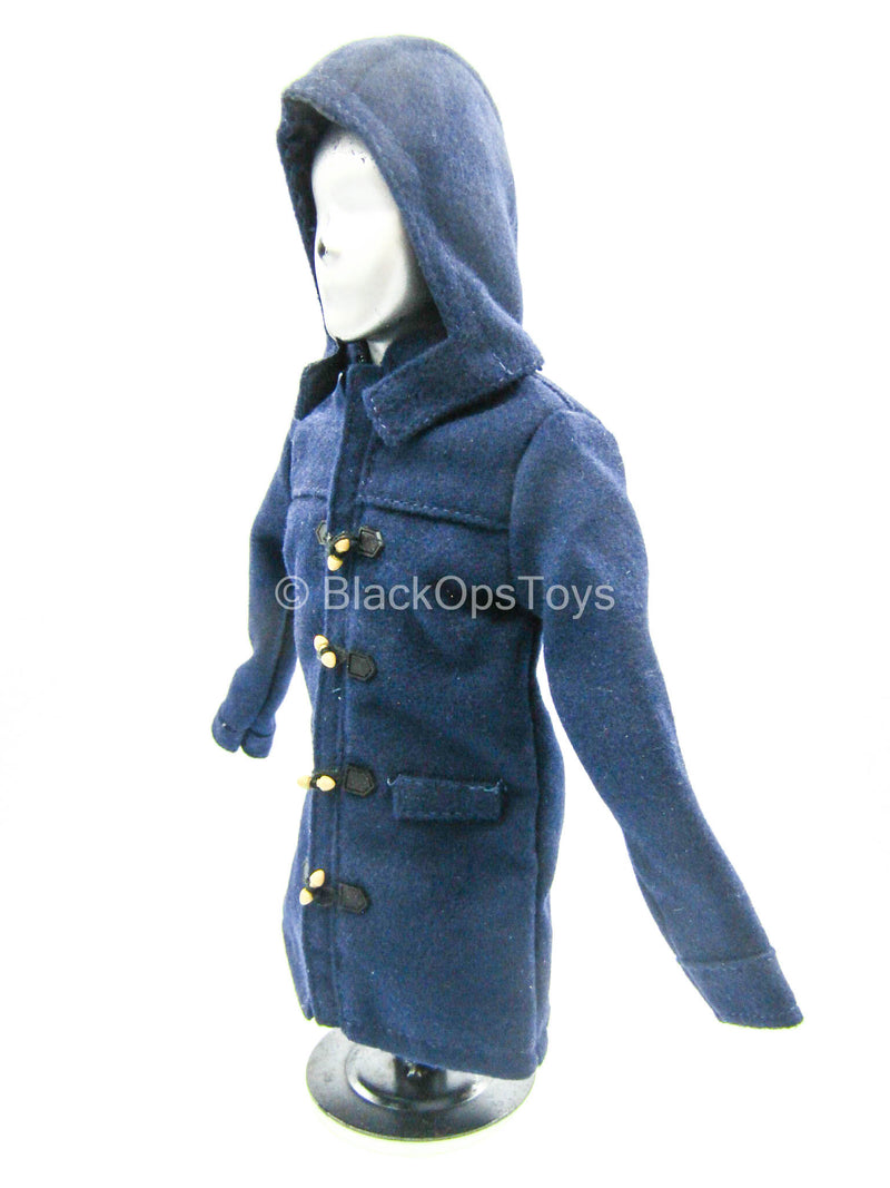 Load image into Gallery viewer, Cold Weather Wear - Navy Blue Duffel Jacket
